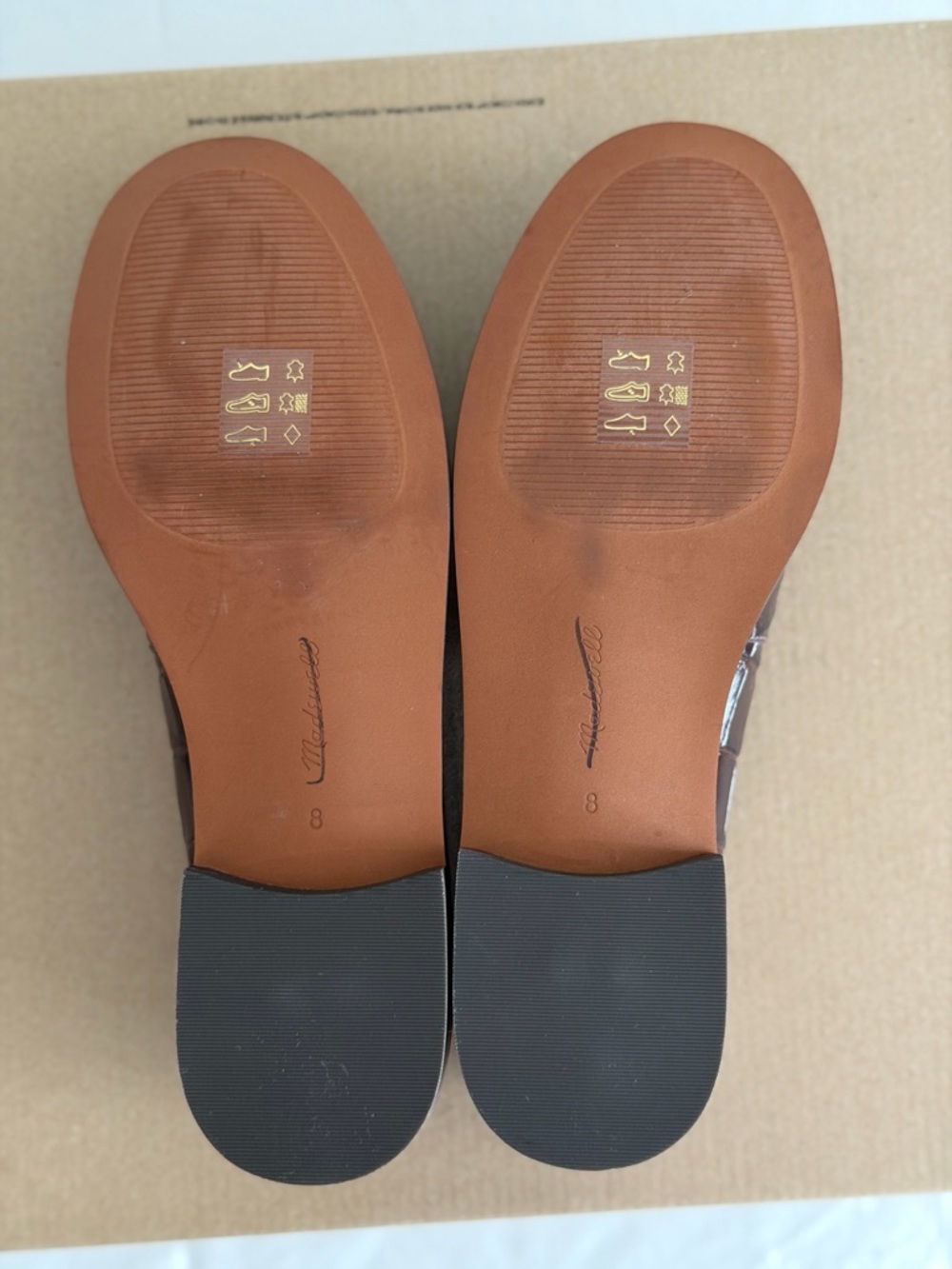Madewell The Grayson Penny Loafer in Chocolate Raisin, Size 8 - Picture 10 of 10